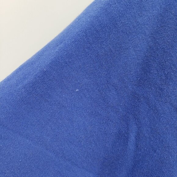 BECHAMEL Vacation Themed Embroidered Blue Cotton Button Down Top M - Picture 9 of 9